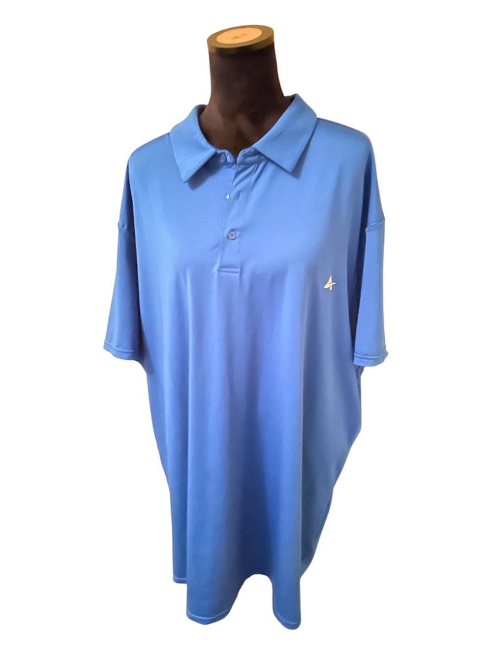 Men's Blue Arctic Cool Polo Shirt - Lightweight Performance 3XL